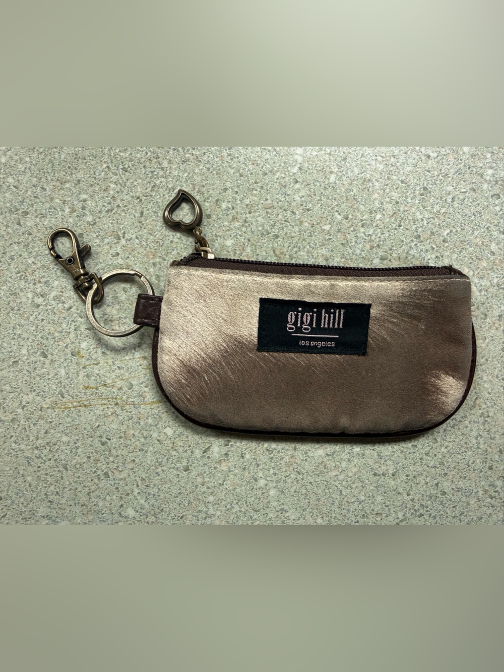 Vintage Gigi Hill Los Angeles Keychain Coin Purse Pouch
